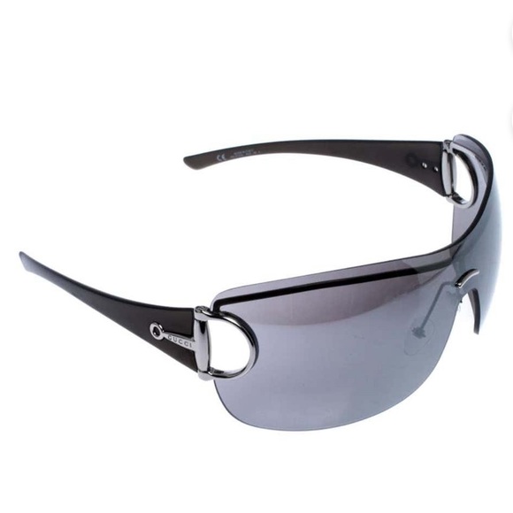 Gucci Accessories - GUCCI GG Horsebit Shield Sunglasses 2711/S